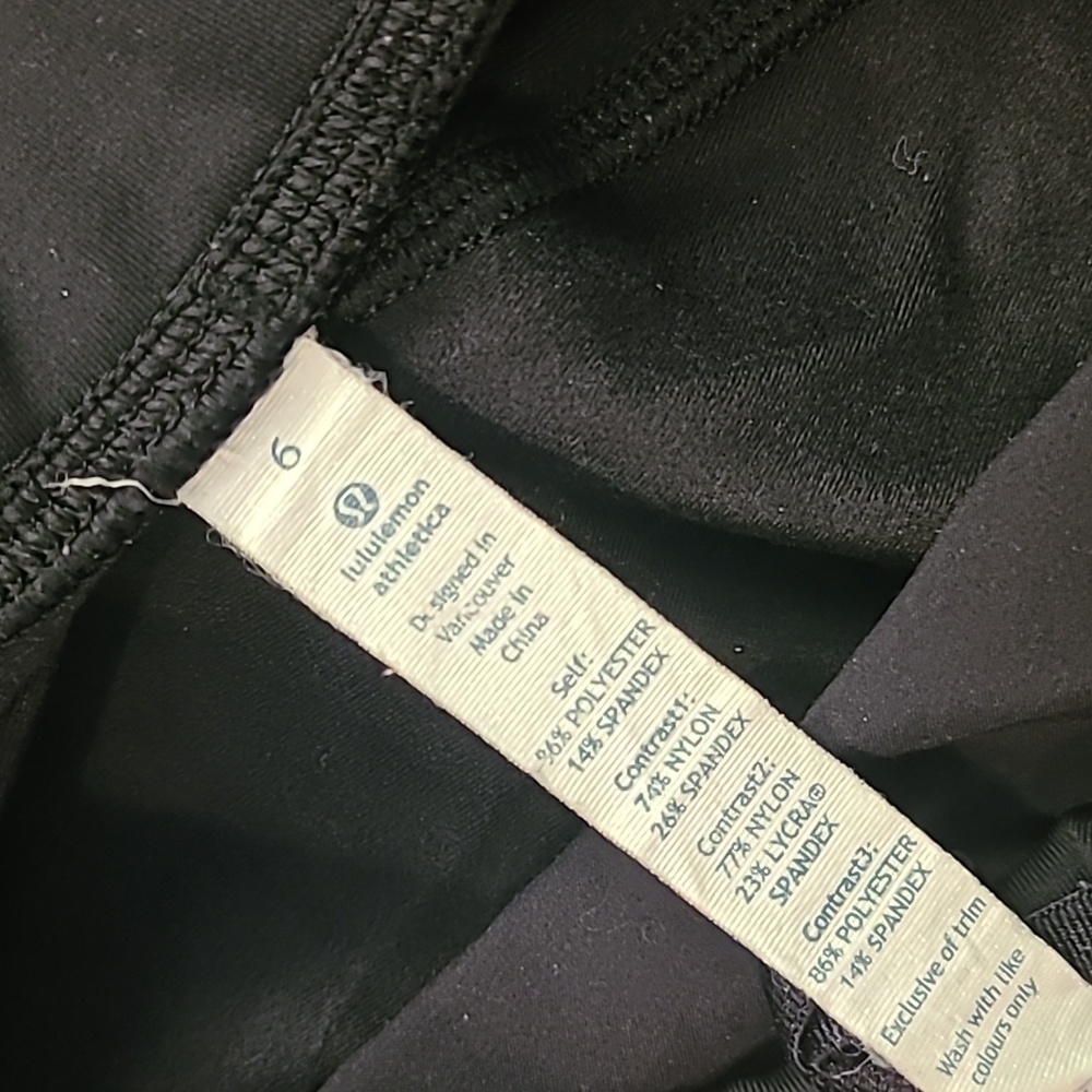 LULULEMON WOMENS RUN/SKI TECH FLEECE PANT SIZE 6 - Picture 4 of 5